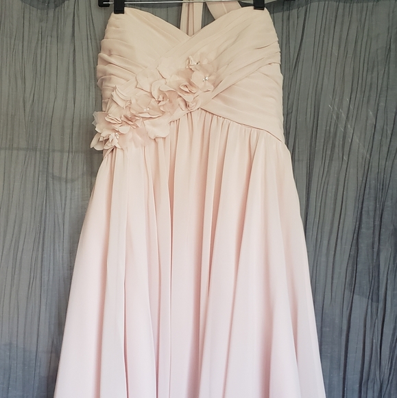 Beautiful chiffon strapless formal dress, NWOT - Picture 3 of 7